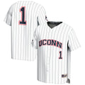 GameDay Greats #1 White UConn Huskies Lightweight Baseball Jersey