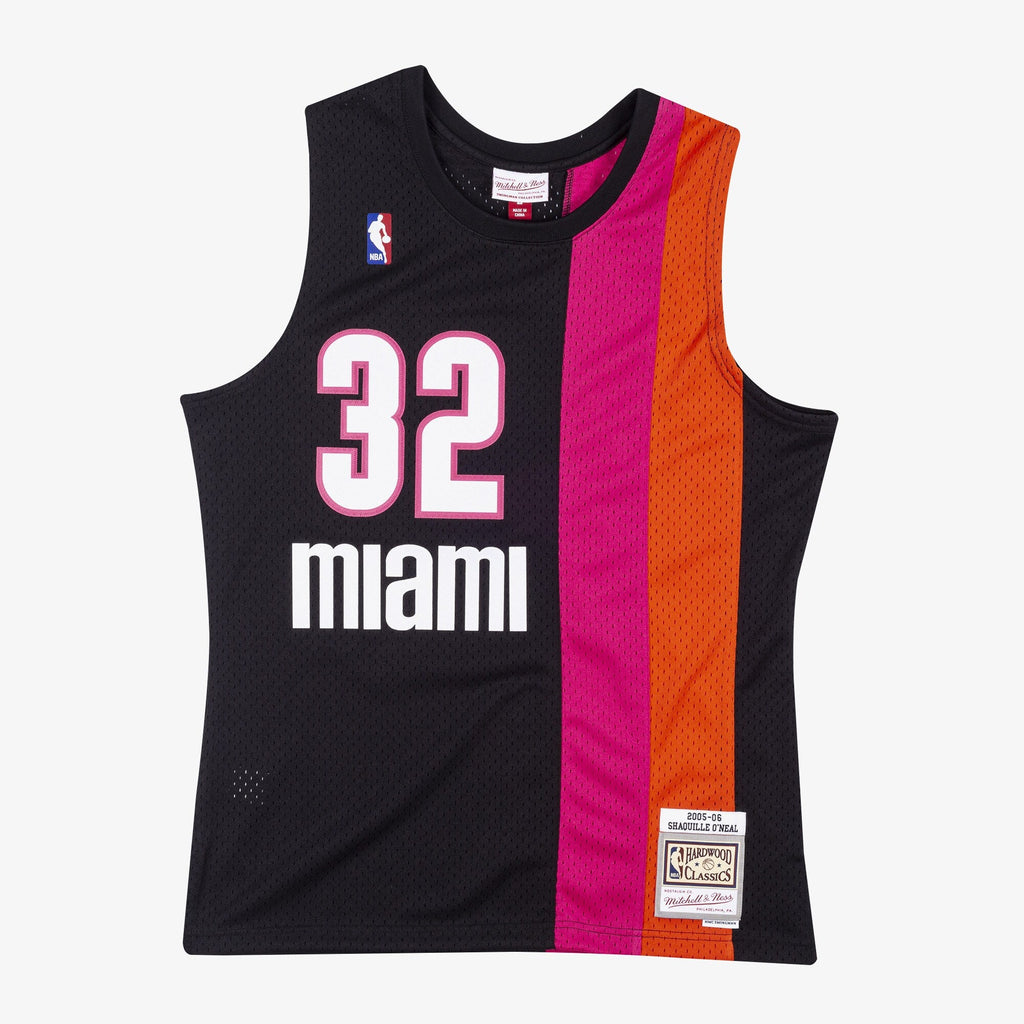 Miami Heat Mitchell & Ness Shaquille O'Neal 2005 Swingman Authentic Jersey - Black