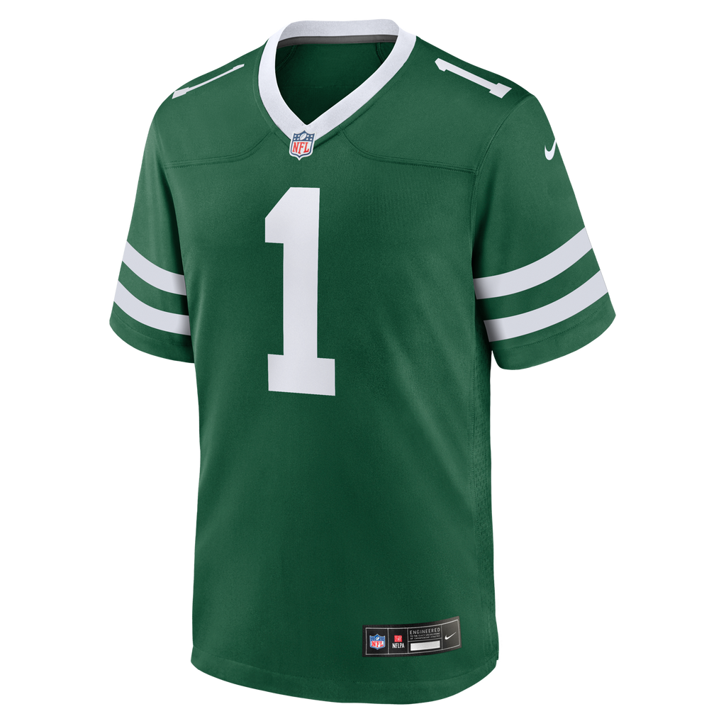 New York Jets Kenyon Sadiq Nike Legacy Green 2026 NFL Draft First Round Pick No. 16 Team Game Jersey