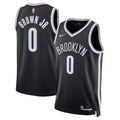 Brooklyn Nets Nike Icon Swingman Jersey - Black - Mikel Brown Jr.