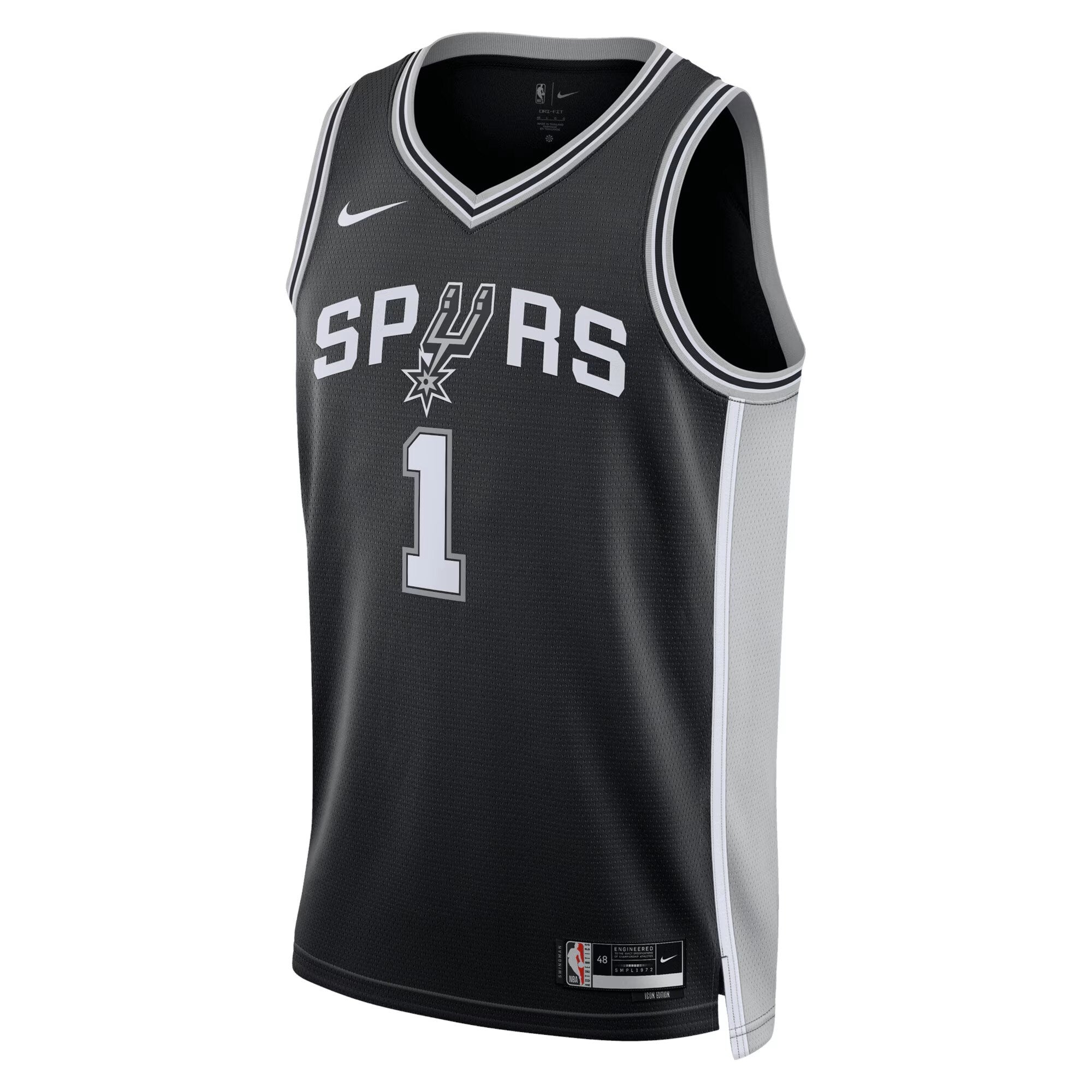 San Antonio Spurs Nike Icon Swingman Jersey - Victor Wembanyama