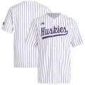 adidas White Washington Huskies Replica Baseball Jersey