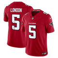 Atlanta Falcons Drake London Nike Red Team Vapor F.U.S.E. Stitched Limited Jersey