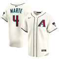 Arizona Diamondbacks Ketel Marte Nike Cream Home Limited Player Jersey