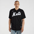 New York Mets Francisco Lindor Nike Black Replica Player Jersey