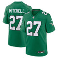 Philadelphia Eagles Quinyon Mitchell Nike Kelly Green Alternate Game Jersey