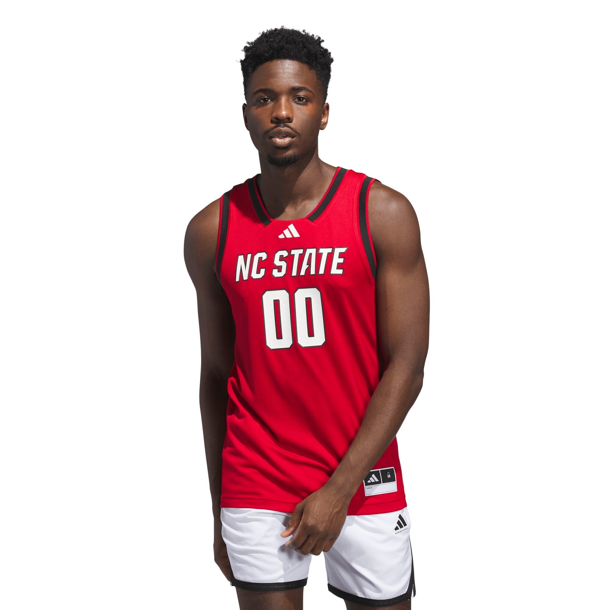 adidas #00 Red NC State Wolfpack Replica Swingman Jersey