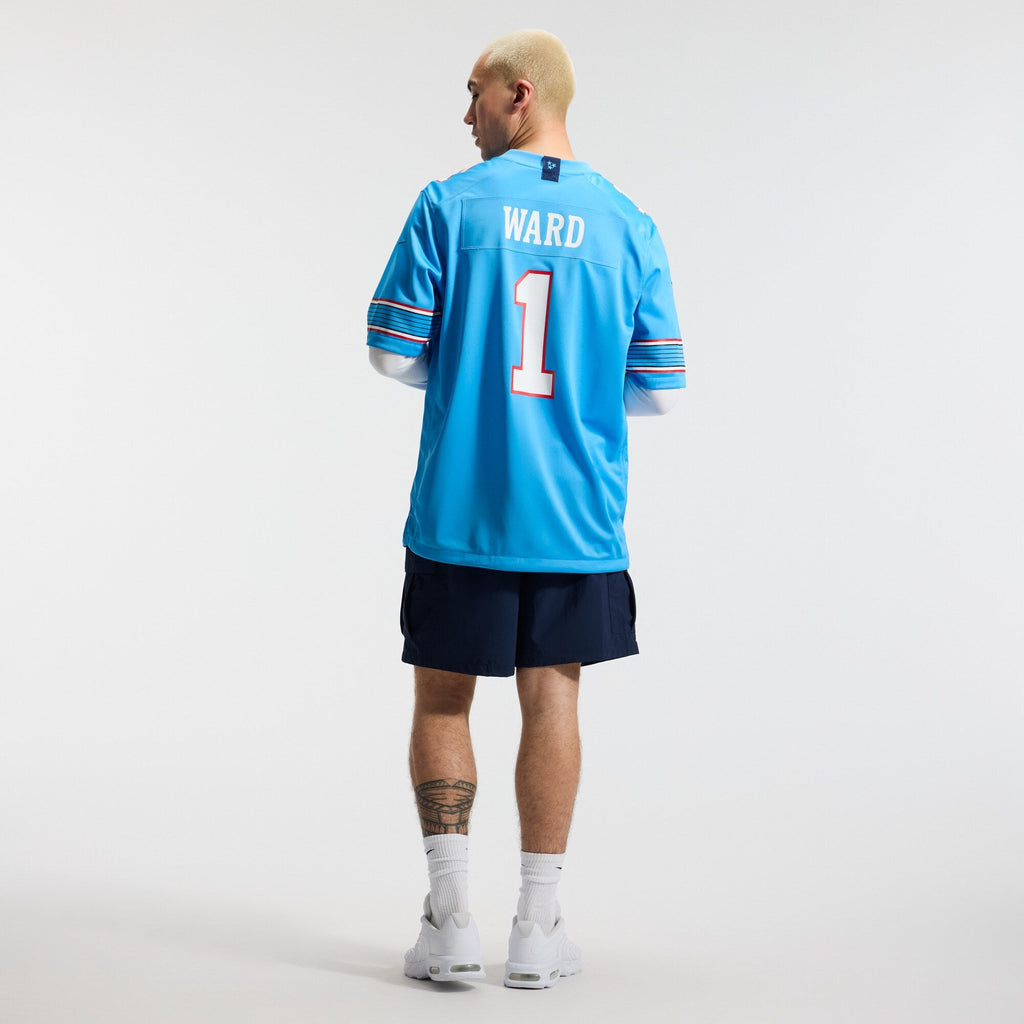 Tennessee Titans Cameron Ward Nike Light Blue Game Jersey
