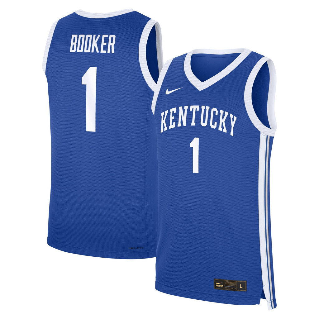 Nike Devin Booker Royal Kentucky Wildcats Road Replica Basketball Jersey