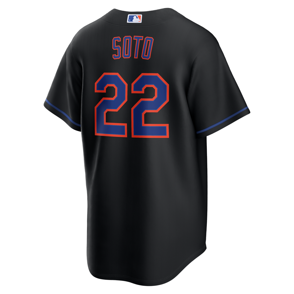 New York Mets Juan Soto Nike Black Alternate Replica Jersey