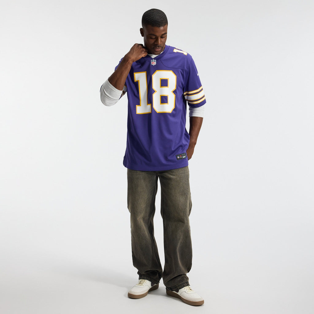 Minnesota Vikings Justin Jefferson Nike Purple Classic Player Game Jersey