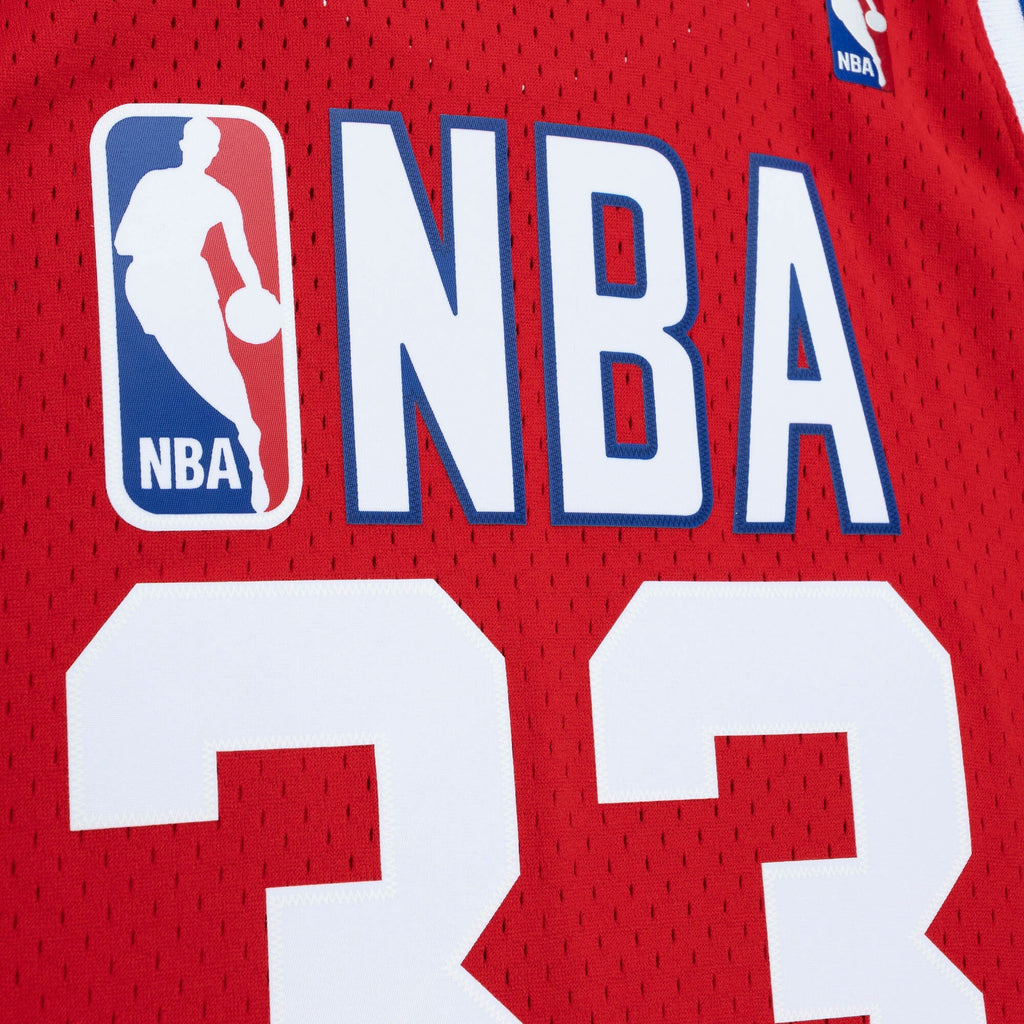 NBA Mitchell & Ness Patrick Ewing 1989 All-Star Swingman Authentic Jersey - Scarlet