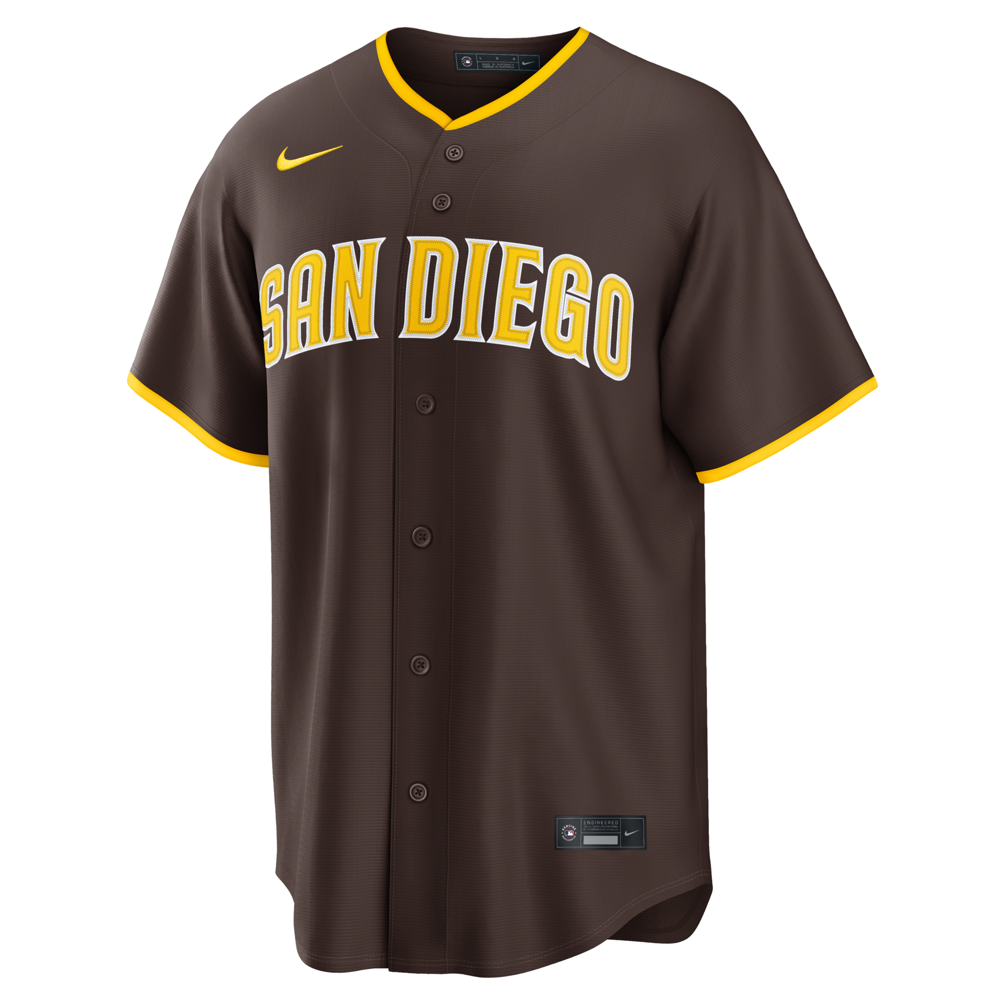 San Diego Padres Jackson Merrill Nike Brown Road Replica Jersey
