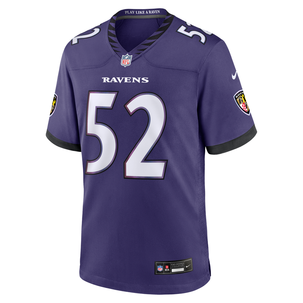 Baltimore Ravens Ray Lewis Nike Purple Team Retired Player Game Jersey