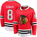 Chicago Blackhawks Ryan Donato Fanatics Red Home Breakaway Jersey