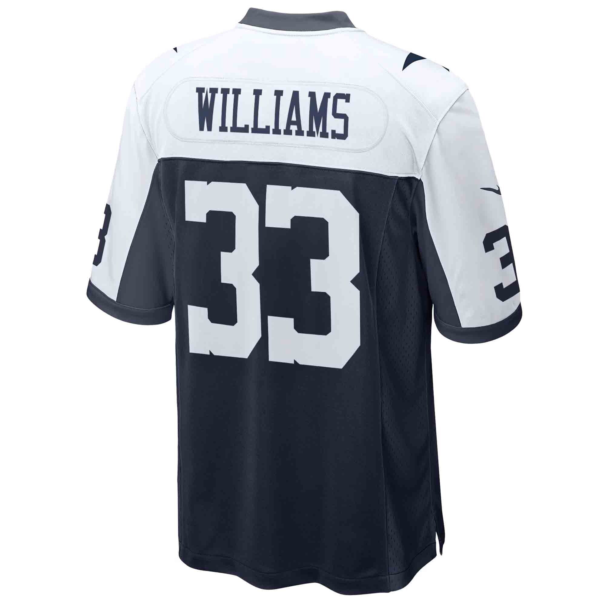 Dallas Cowboys Javonte Williams Nike Navy Alternate Game Jersey