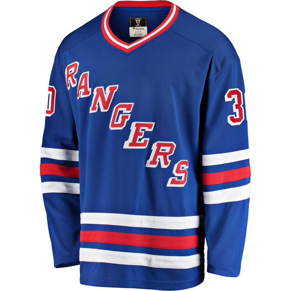 New York Rangers Glenn Healy Fanatics Blue Premier Breakaway Retired Player Jersey