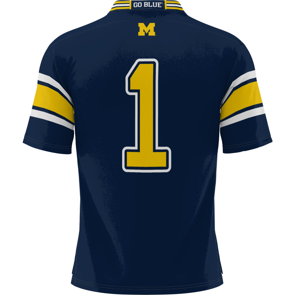 GameDay Greats #1 Navy Michigan Wolverines Football Jersey