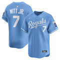 Kansas City Royals Bobby Witt Jr. Nike Light Blue Alternate Limited Player Jersey