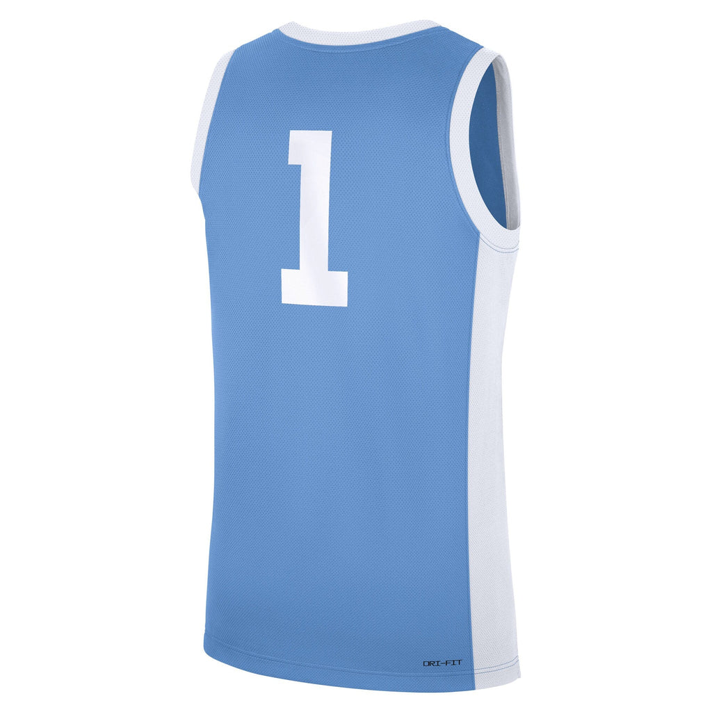 Jordan Brand #1 Carolina Blue North Carolina Tar Heels Alternate Replica Jersey