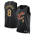 Cleveland Cavaliers Jordan Brand Statement Edition Swingman Jersey - Black - Dennis Schröder