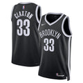 Brooklyn Nets Nike Icon Edition Swingman Jersey - Black - Nic Claxton