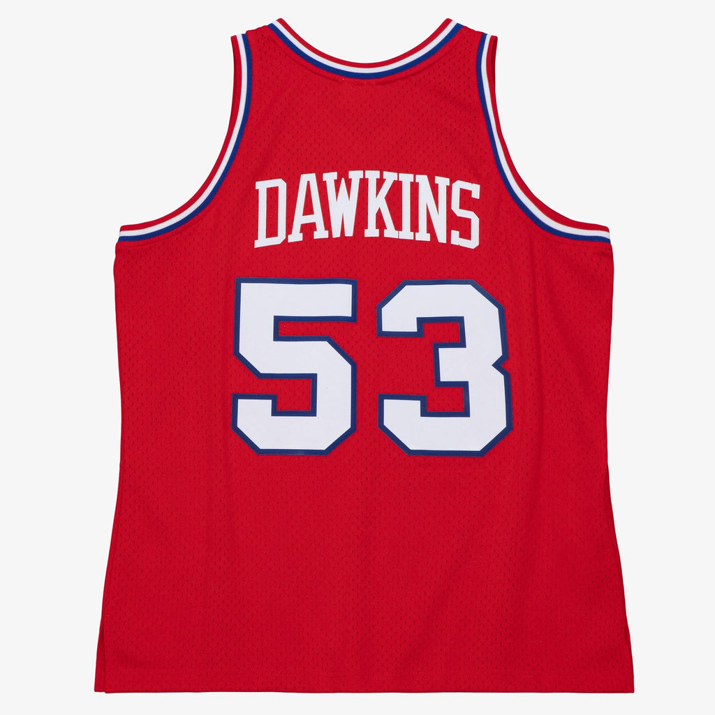 Philadelphia 76ers Mitchell & Ness Darryl Dawkins 1979 Dark Authentic Jersey - University Red