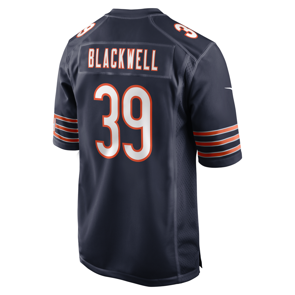 Chicago Bears Josh Blackwell Nike Navy Game Player Jersey