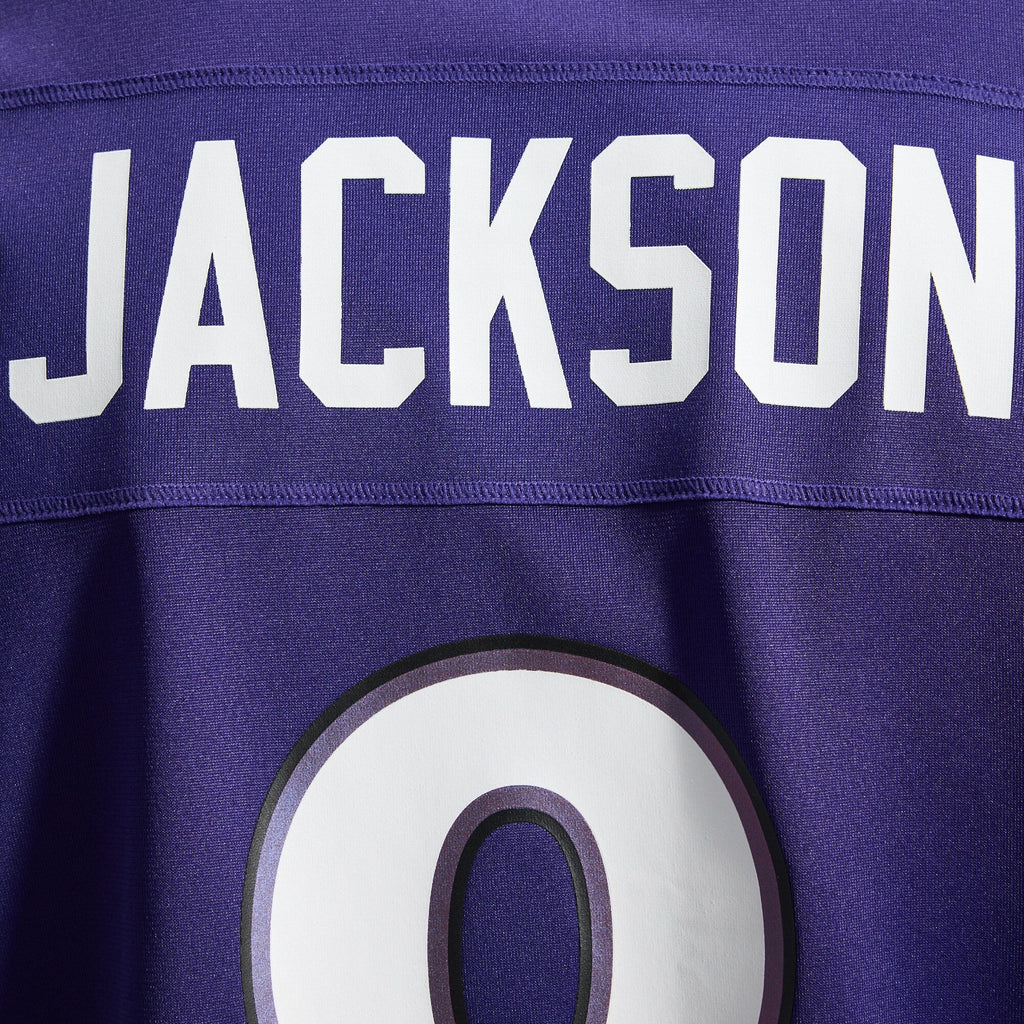 Baltimore Ravens Lamar Jackson Nike Purple Team Game Jersey