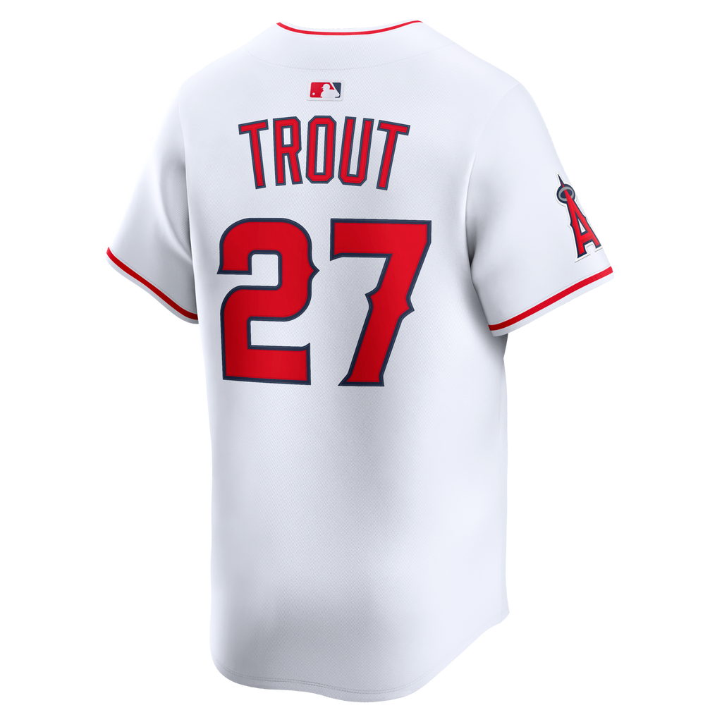 Los Angeles Angels Mike Trout Nike White Home Limited Player Jersey