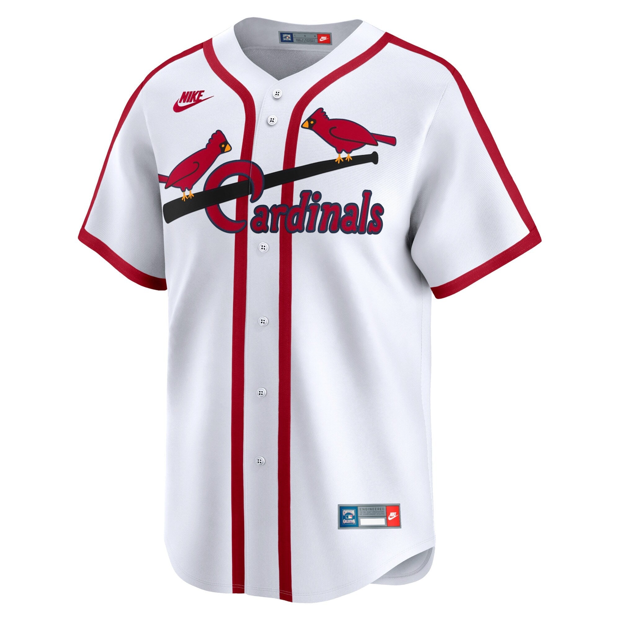 St. Louis Cardinals Nike White Cooperstown Collection Limited Jersey