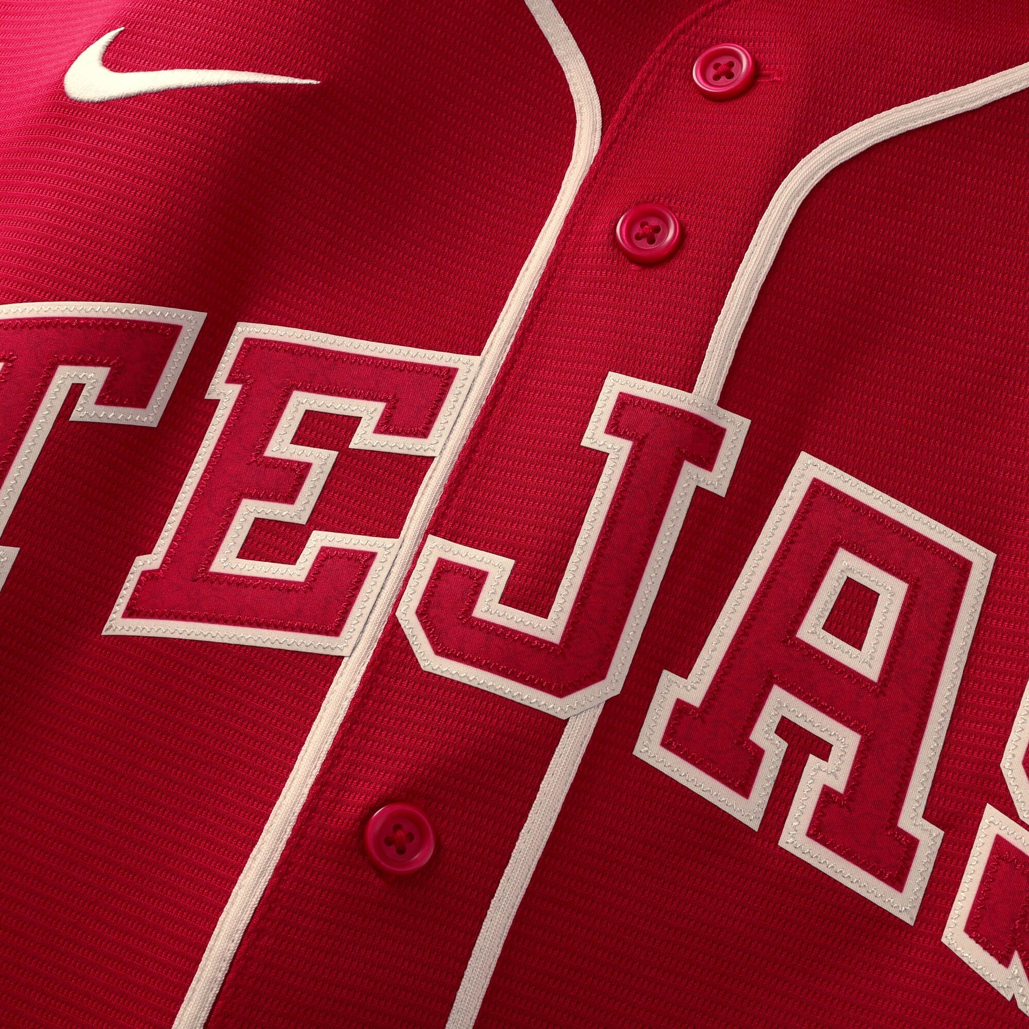 Texas Rangers Wyatt Langford Nike Red 2026 City Connect Stadium Jersey