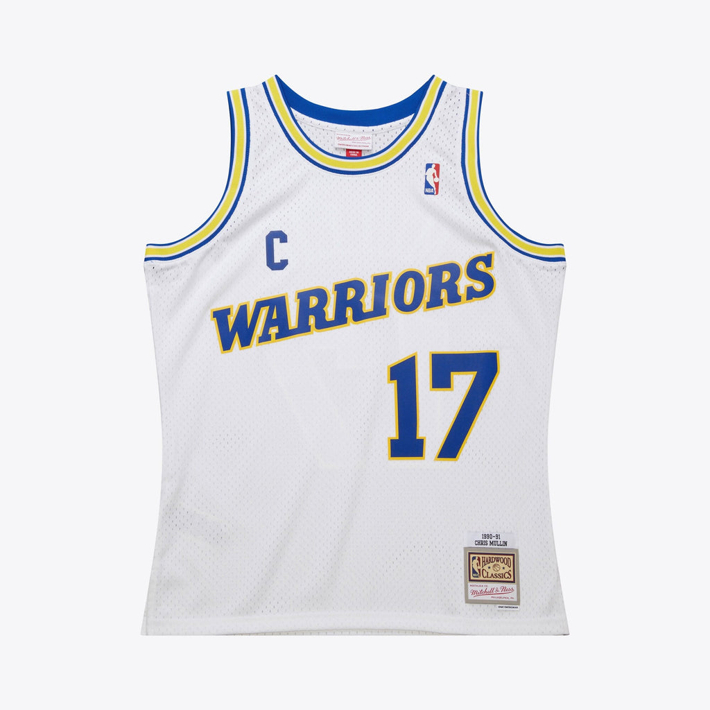 Golden State Warriors Mitchell & Ness Swingman Jersey 1990 Chris Mullin