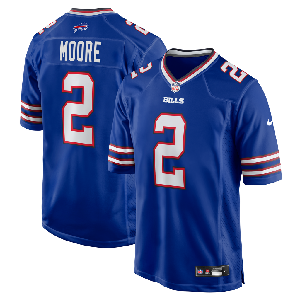 Buffalo Bills D.J. Moore Nike Royal Game Jersey