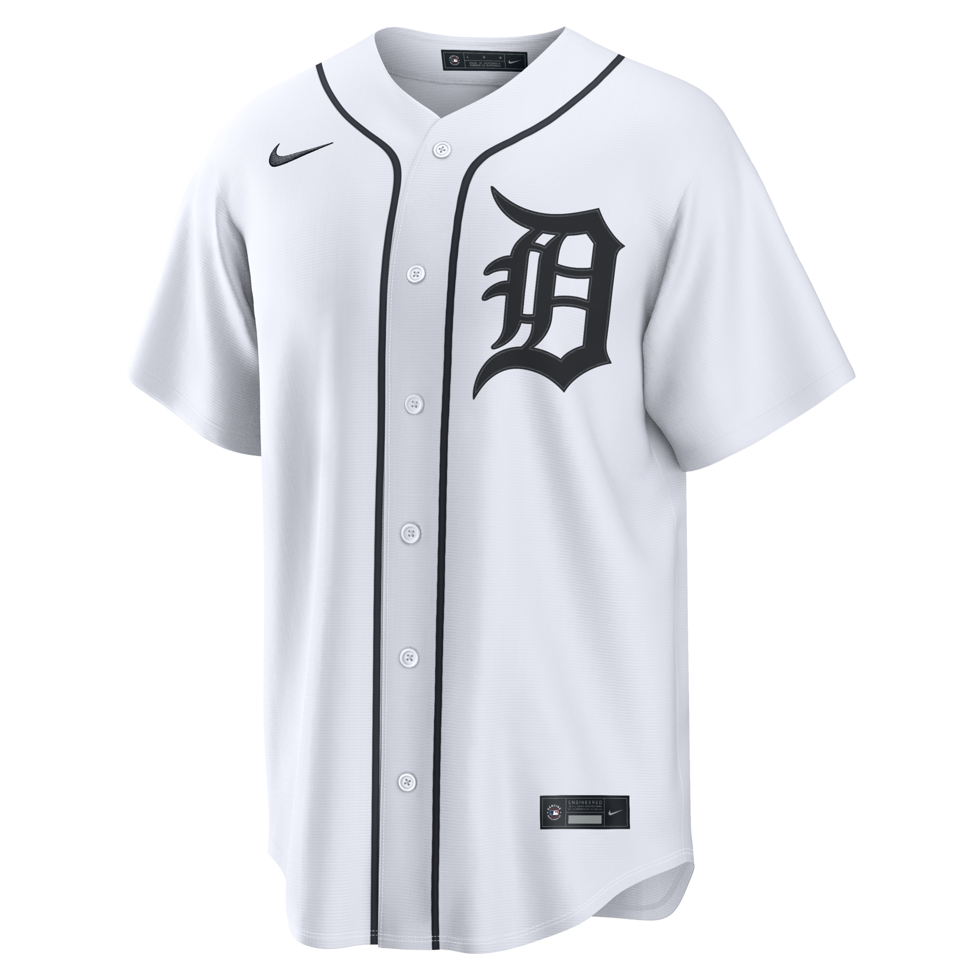 Detroit Tigers Javier Báez Nike White Home Replica Jersey