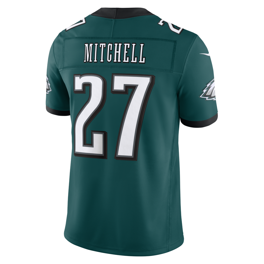 Philadelphia Eagles Quinyon Mitchell Nike Midnight Green Team Vapor F.U.S.E. Stitched Limited Jersey