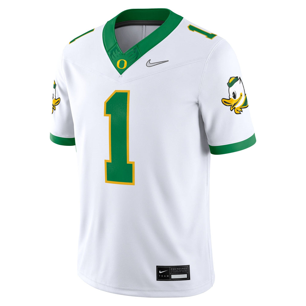 Nike White Oregon Ducks Alternate Game Jersey