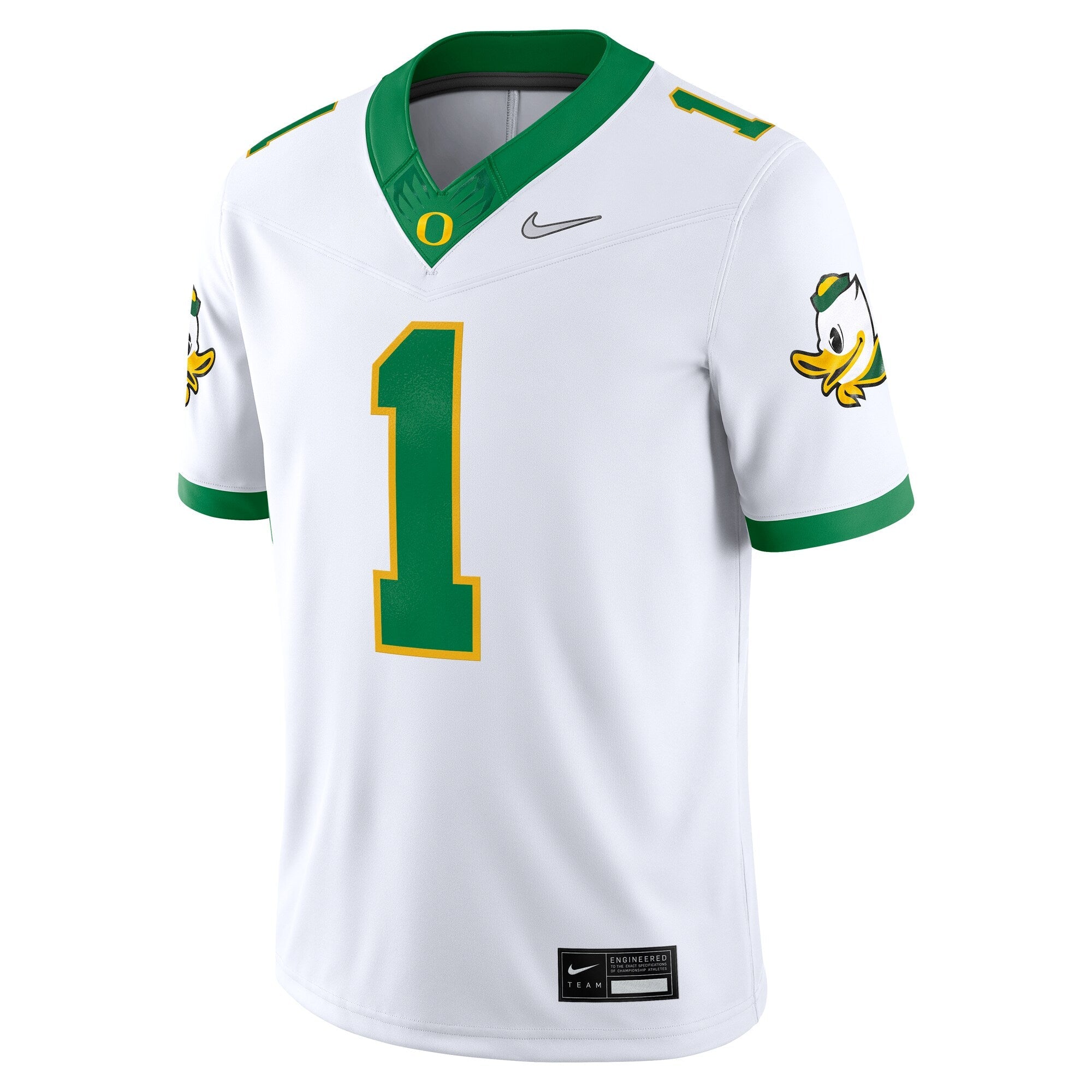 Nike White Oregon Ducks Alternate Game Jersey