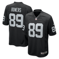 Las Vegas Raiders Brock Bowers Nike Black Player Game Jersey