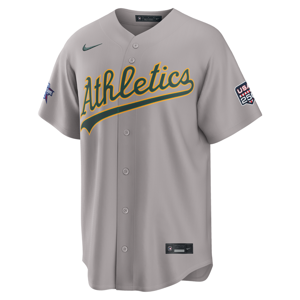2026 All-Star Game Athletics Shea Langeliers Nike Gray Replica Jersey