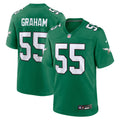 Philadelphia Eagles Brandon Graham Nike Kelly Green Alternate Game Jersey
