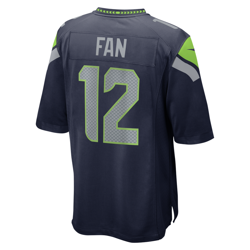 Seattle Seahawks 12s Nike College Navy Team Game Jersey