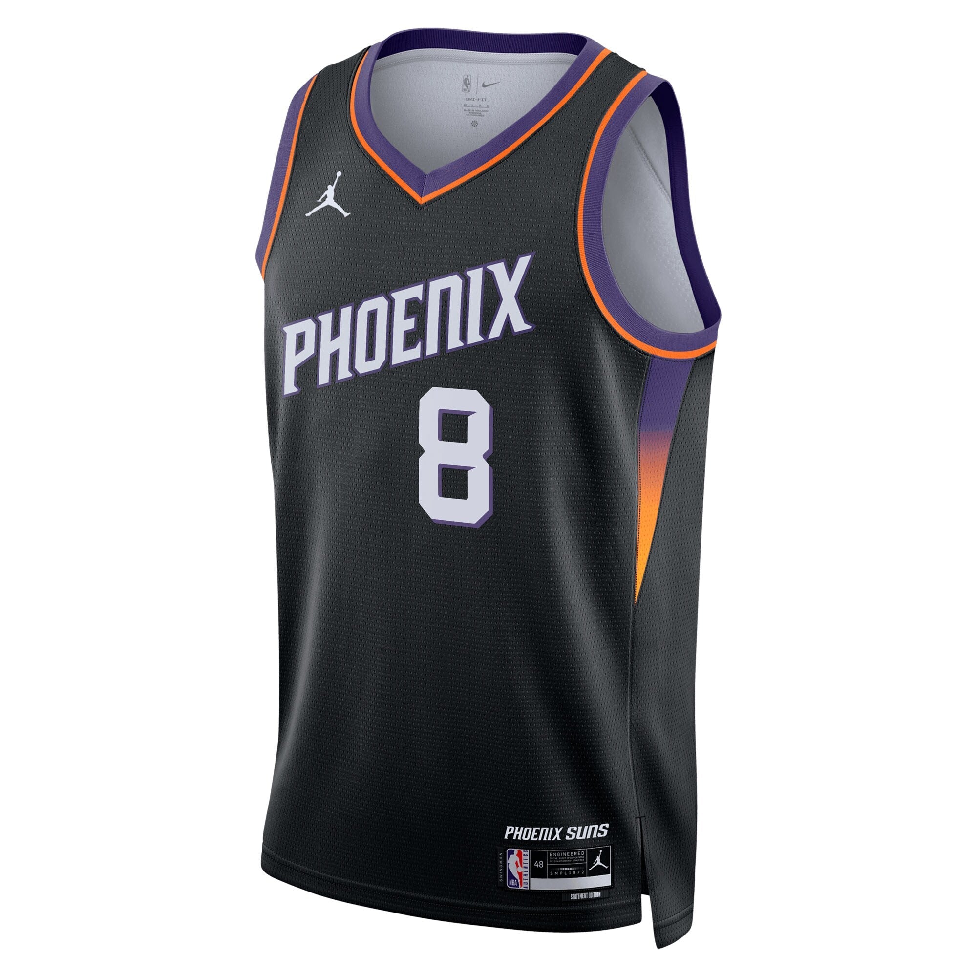 Phoenix Suns Jordan Brand Statement Edition Jersey - Black - Luke Kennard