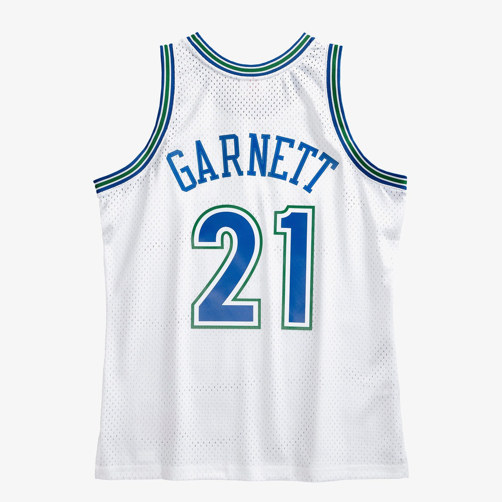 Minnesota Timberwolves Mitchell & Ness Kevin Garnett 1995 Swingman Authentic Jersey - White