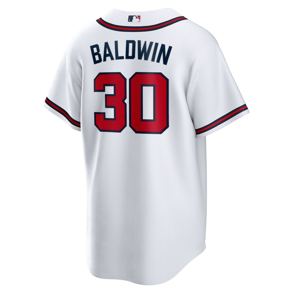 Atlanta Braves Drake Baldwin Nike White Home Replica Jersey