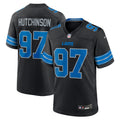 Detroit Lions Aidan Hutchinson Nike Black 2nd Alternate Game Jersey