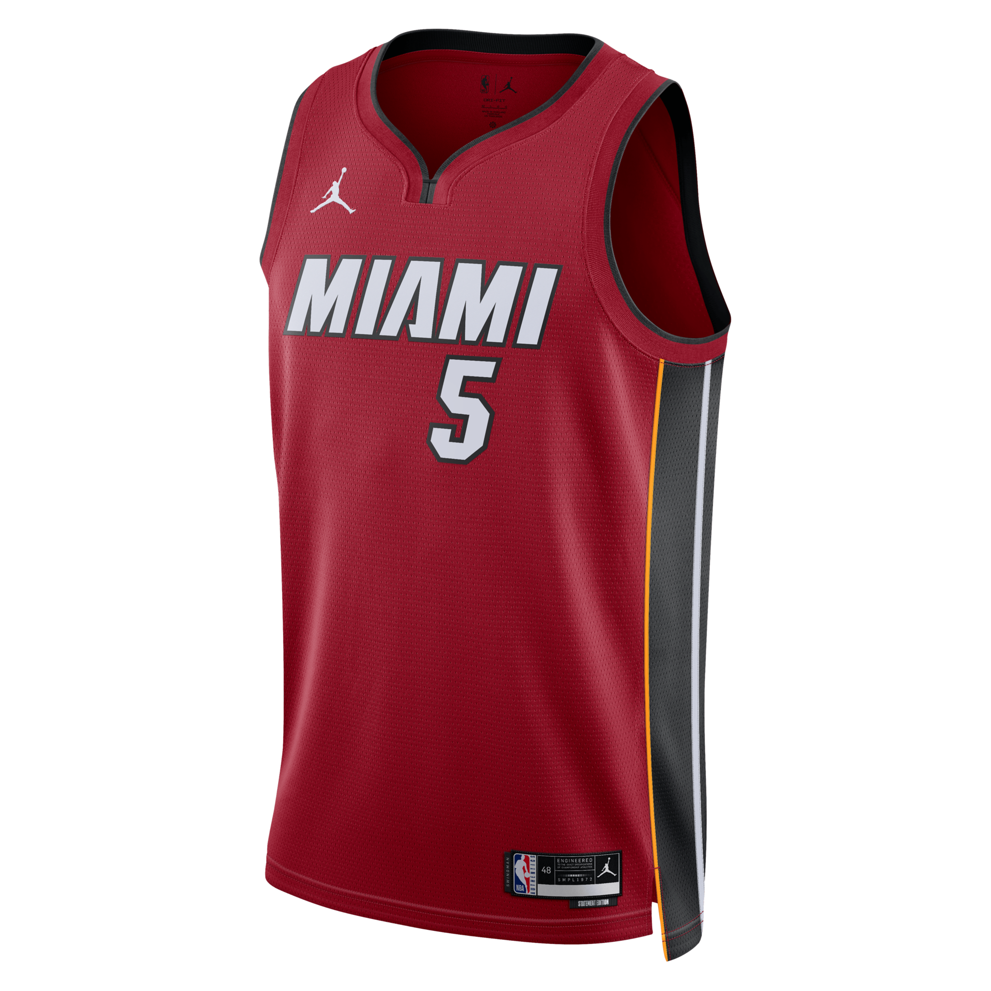 Miami Heat Jordan Brand Statement Edition Swingman Jersey - Red - Nikola Jovi?
