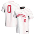 GameDay Greats #0 White Ohio State Buckeyes Lightweight Softball Jersey
