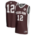 GameDay Greats #12 Maroon Texas A&M Aggies Basketball Lightweight Fashion Jersey