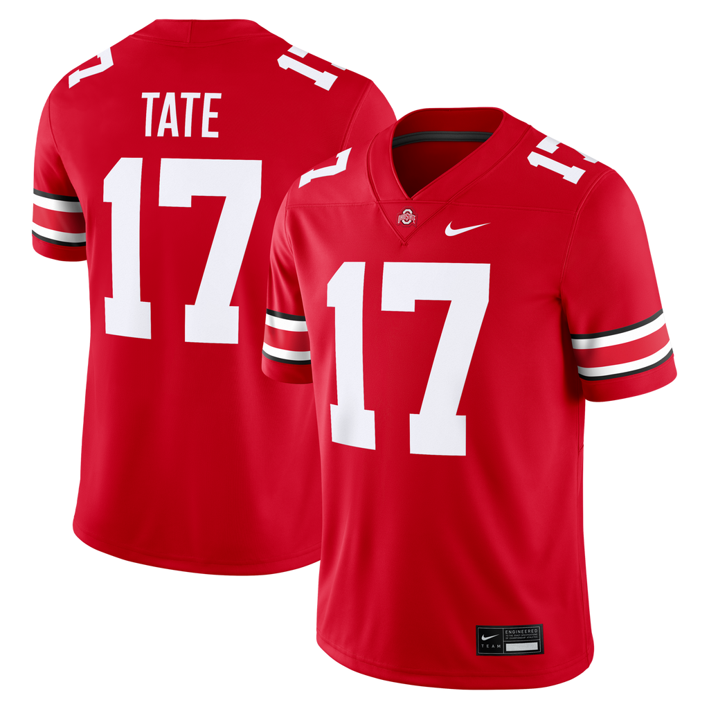Nike Carnell Tate Scarlet Ohio State Buckeyes Game Jersey